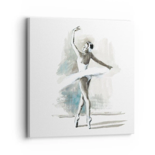 Canvas picture - Enchanted into a Swan - 30x30 cm
