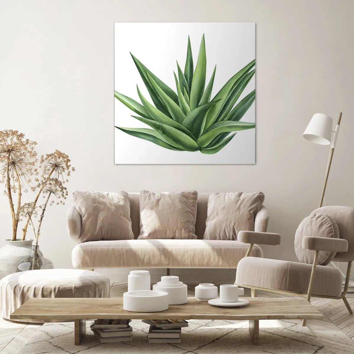 Canvas picture - Green - Power - Life - 30x30 cm