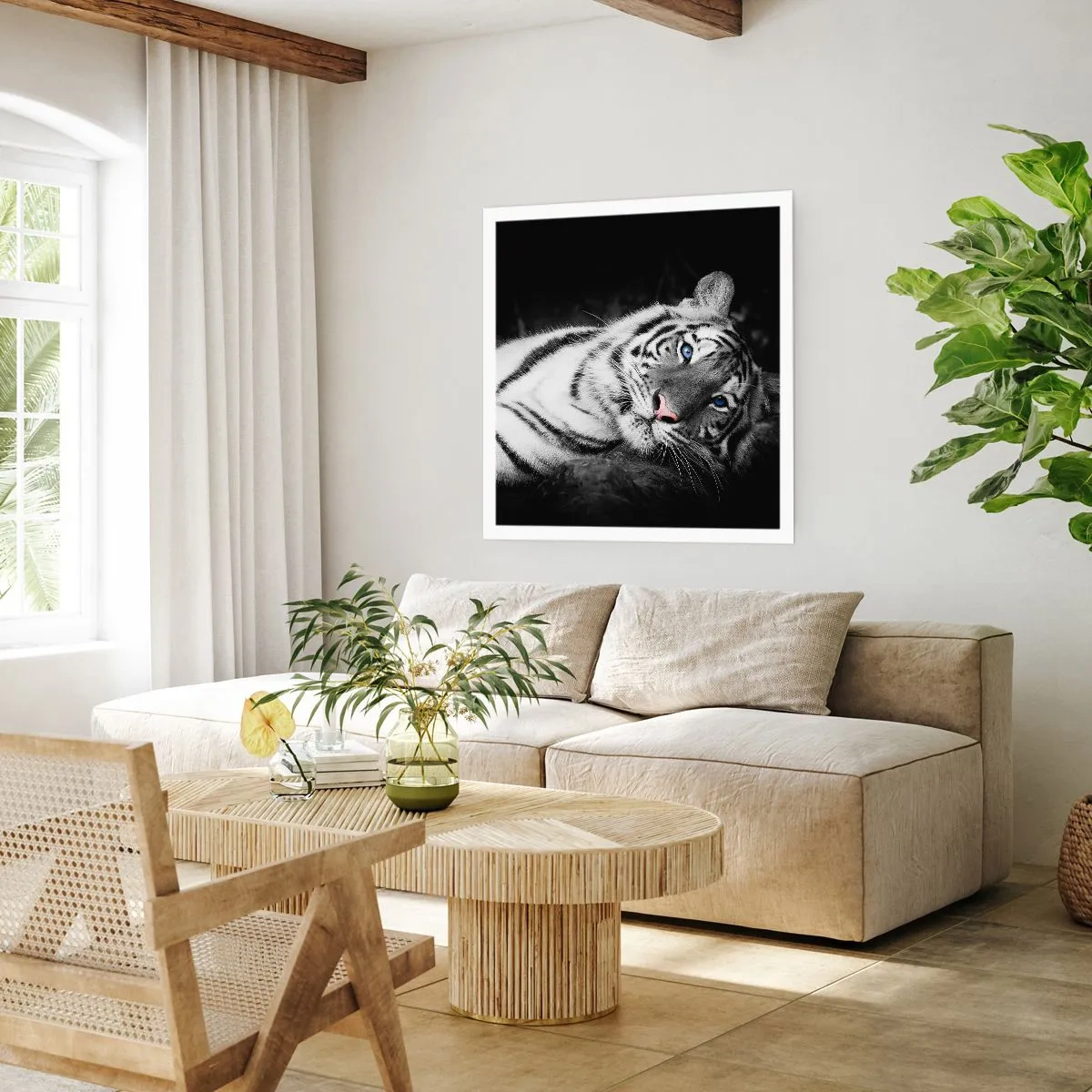 Poster - Wilderness and Calm - 60x60 cm