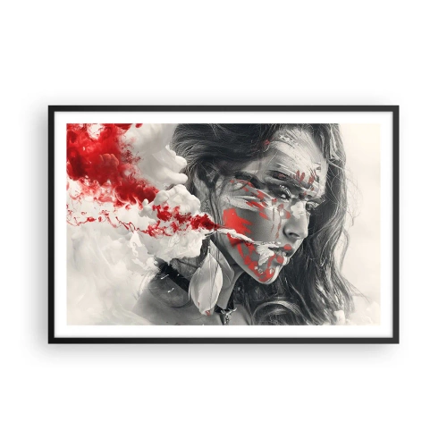 Poster in black frame - Smoke of Absurdity - 91x61 cm