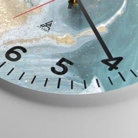 Clock face with numbers