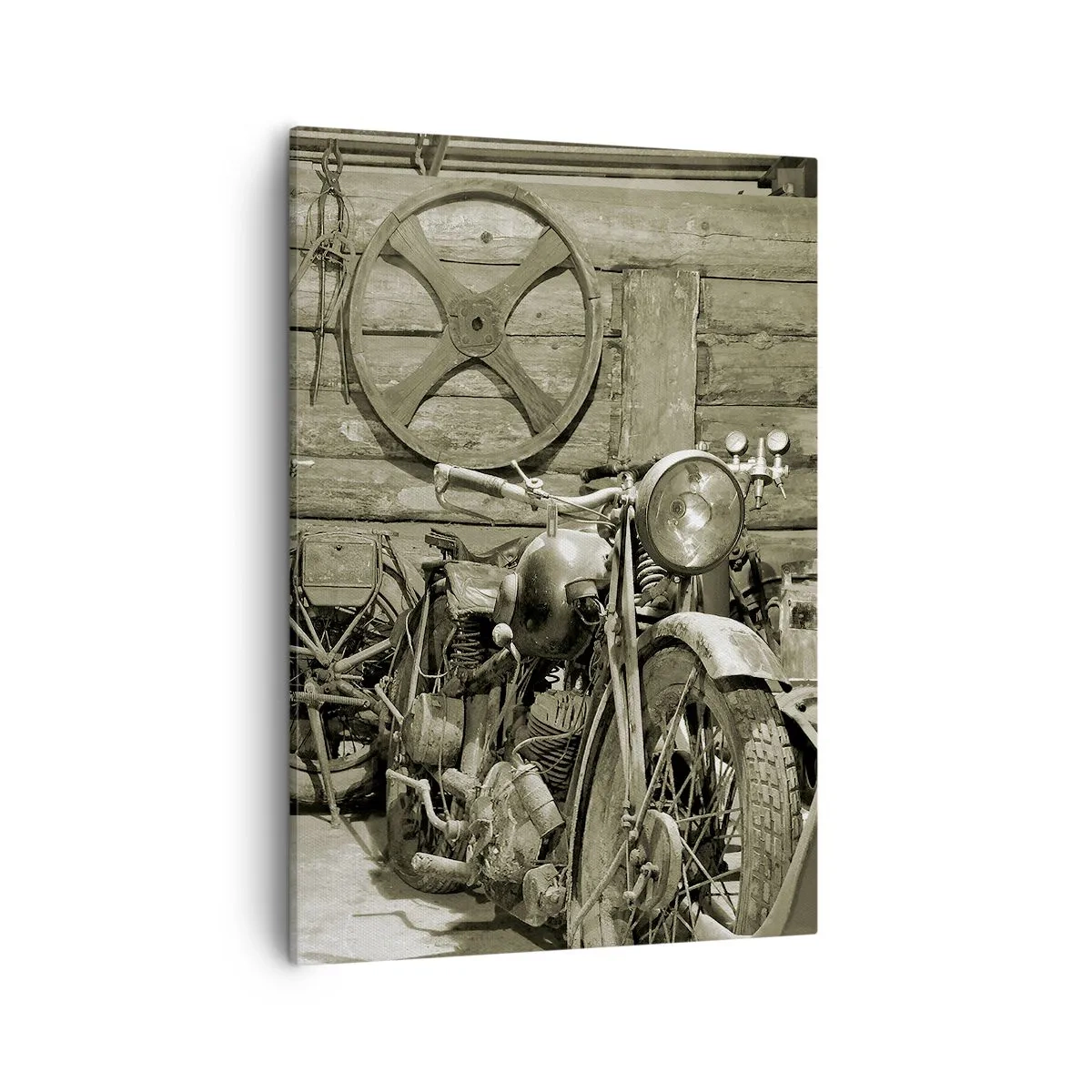 Canvas picture - In Grandad's Shed - 50x70 cm