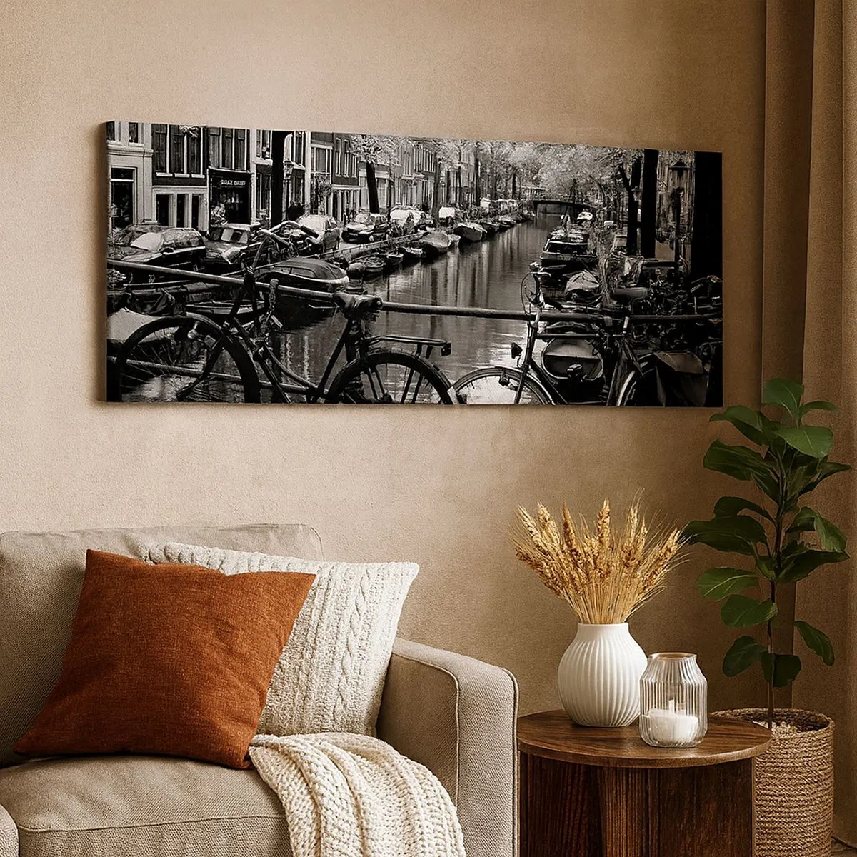 Canvas picture - A Very Dutch View - 100x40 cm