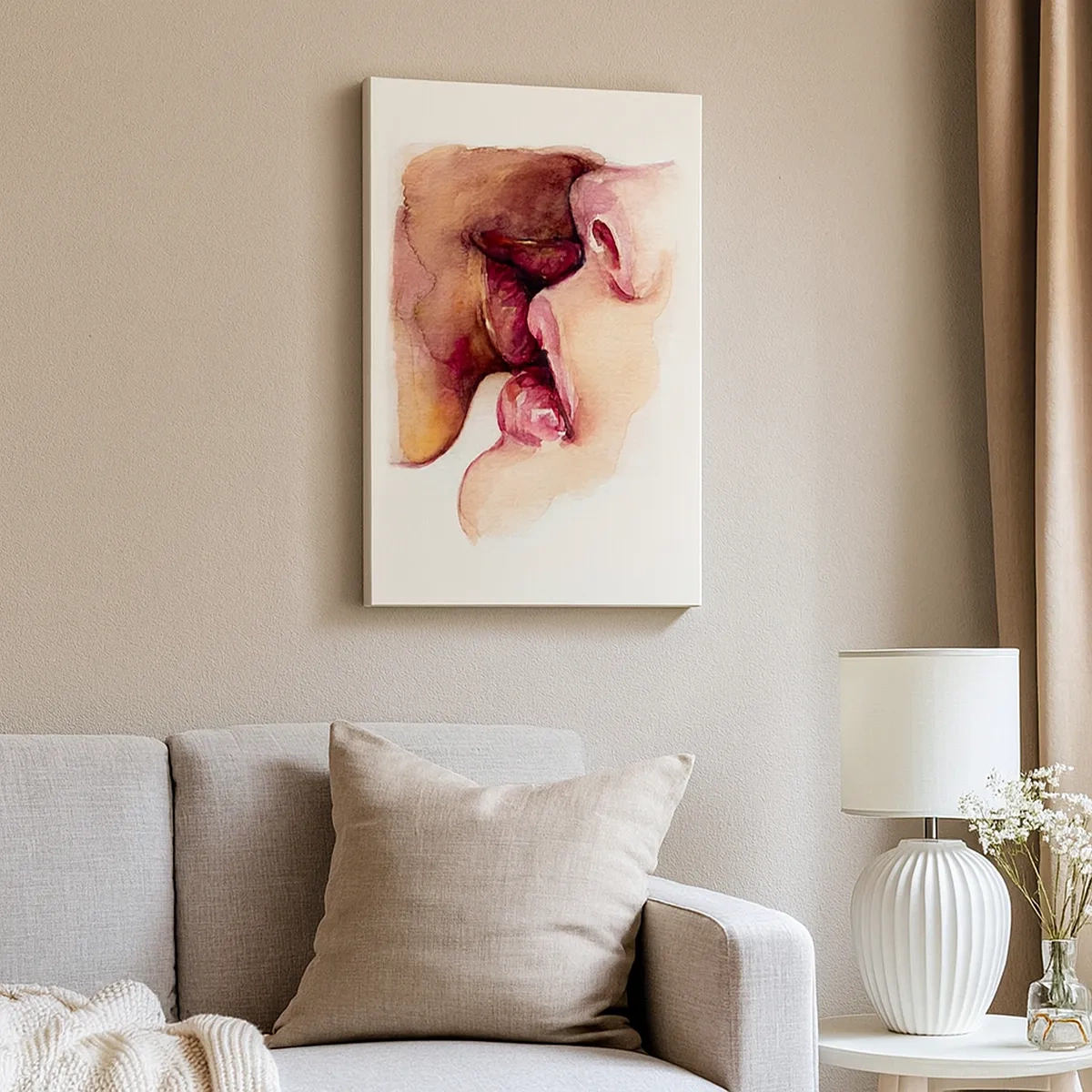 Canvas picture - Like Night and Day, Earth and Heaven - 50x70 cm