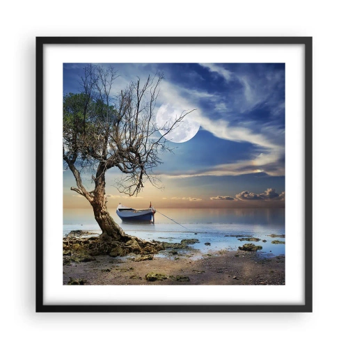 Poster in black frame - Is this the Beginning or the End? - 50x50 cm