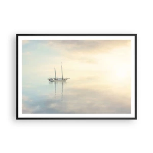 Poster in black frame - In the Sea of Silence - 100x70 cm