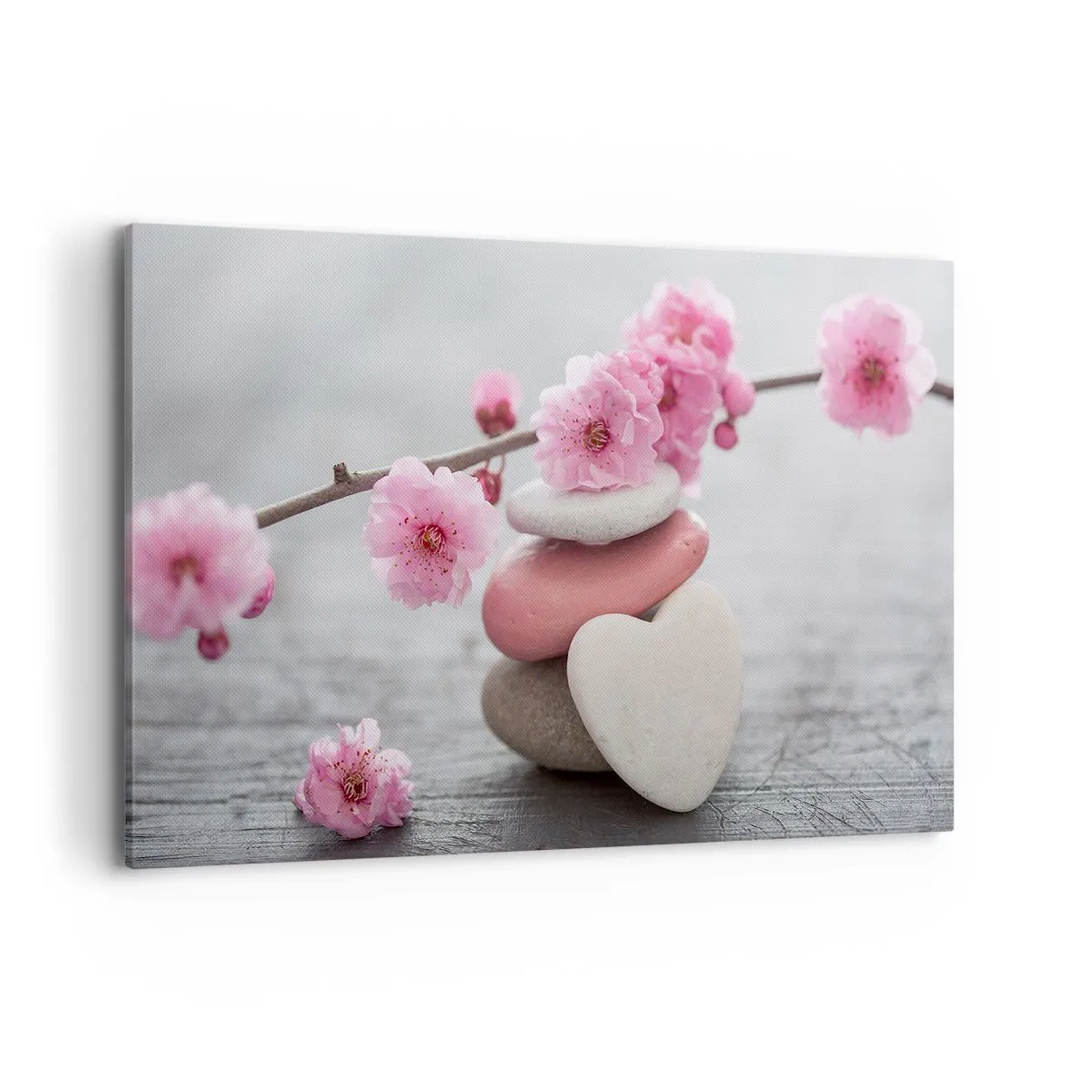 Canvas picture - Bliss with Cherry Blossom - 120x80 cm