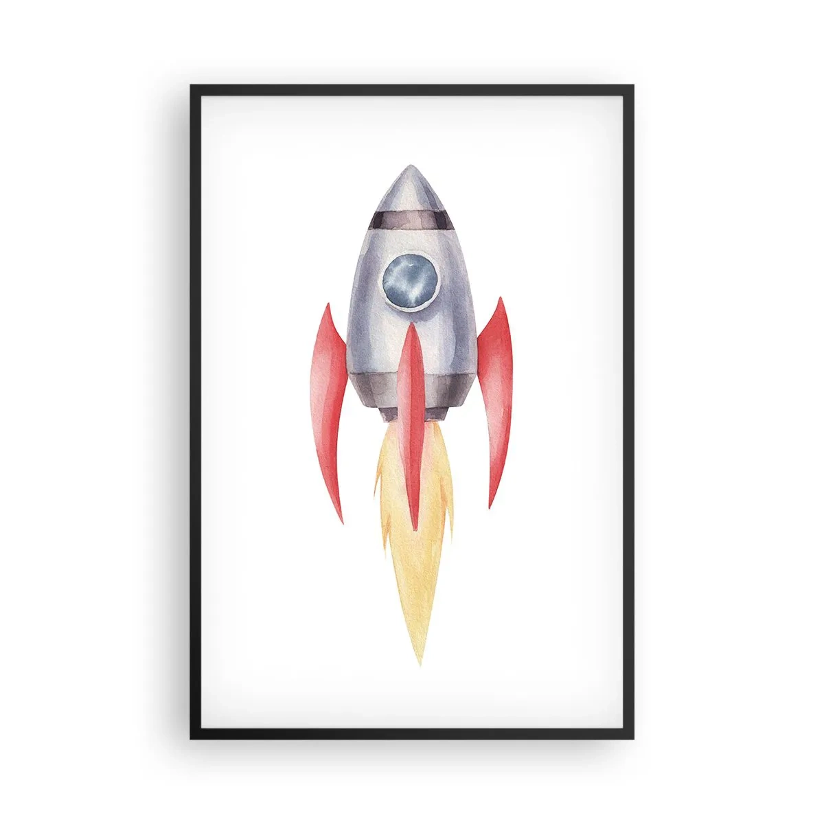 Poster in black frame - Higher, Faster, Further - 61x91 cm