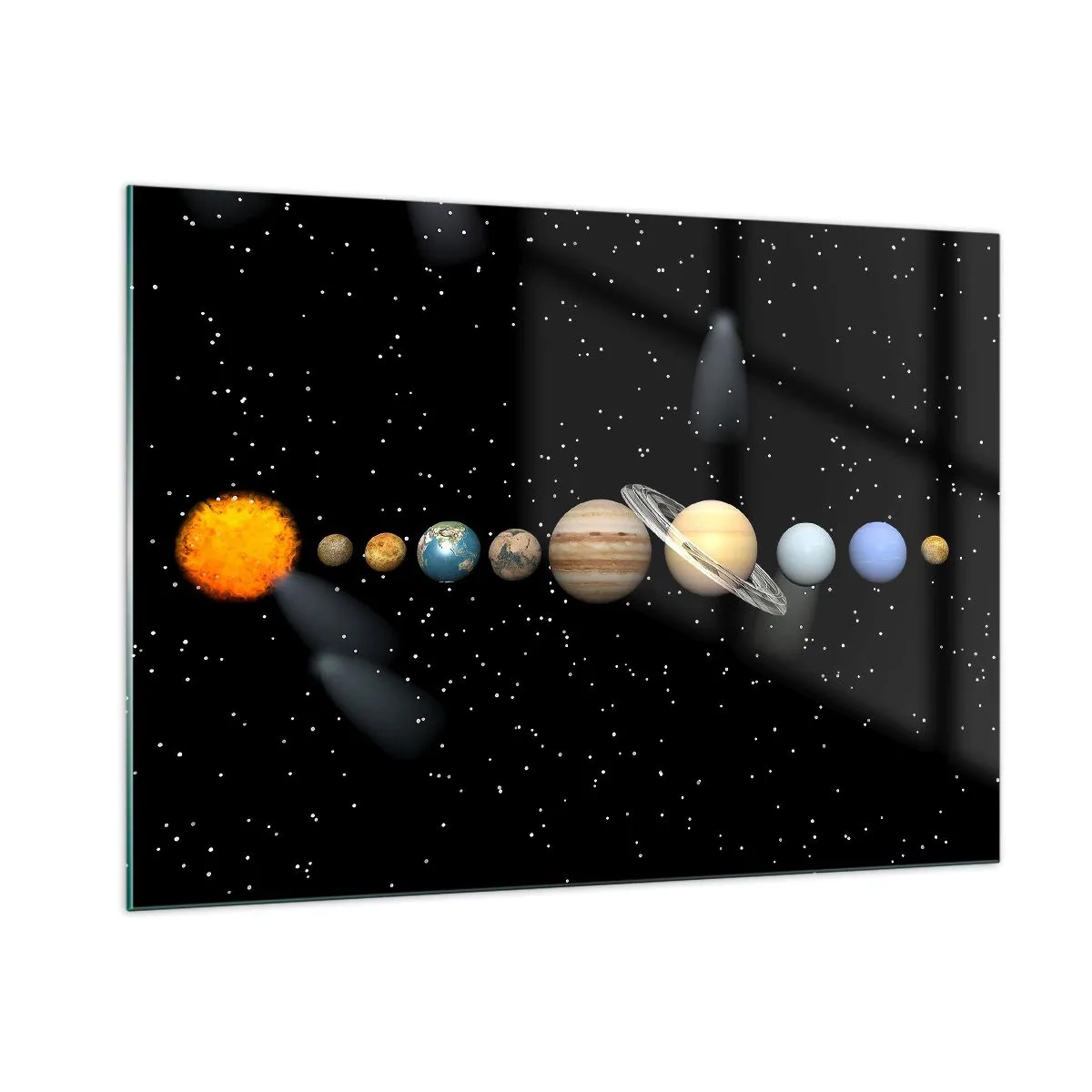 Glass picture - Planets are Revolving - 100x70 cm