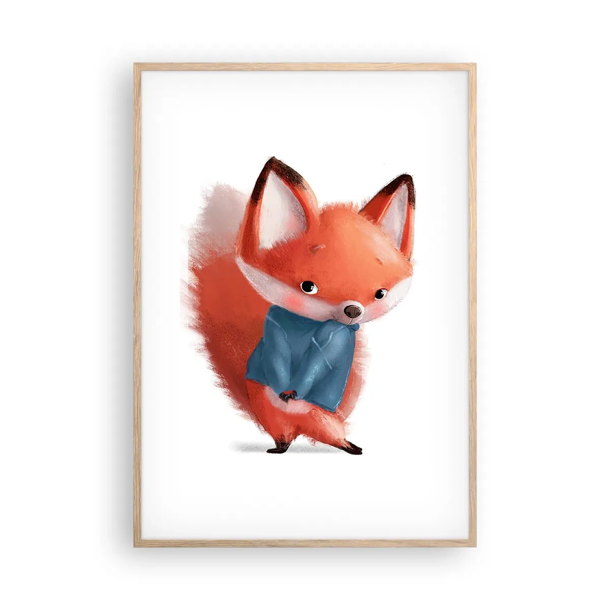 Poster in light oak frame - Do I Look Good in It? - 70x100 cm