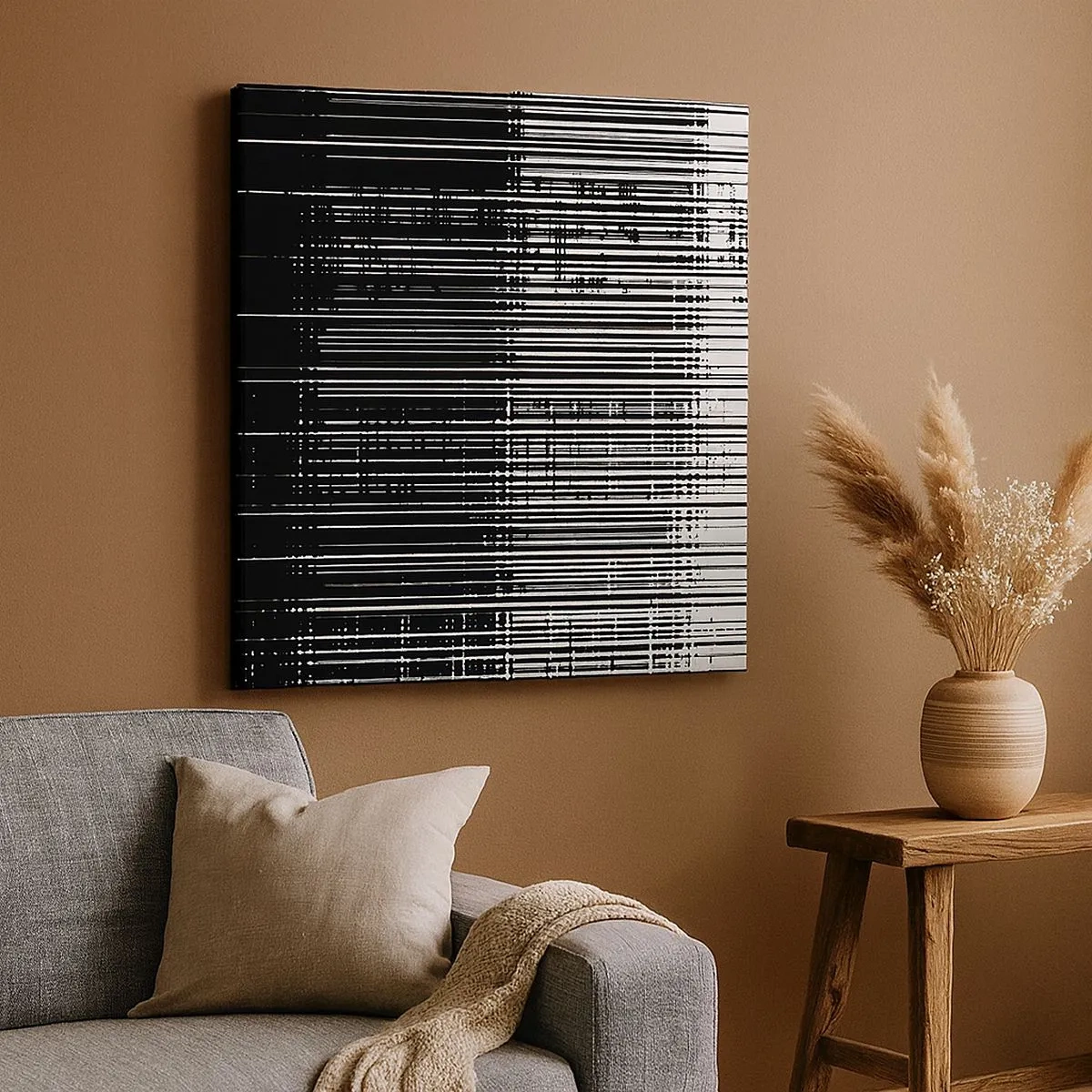 Canvas picture - Waves and Vibrations - 30x30 cm