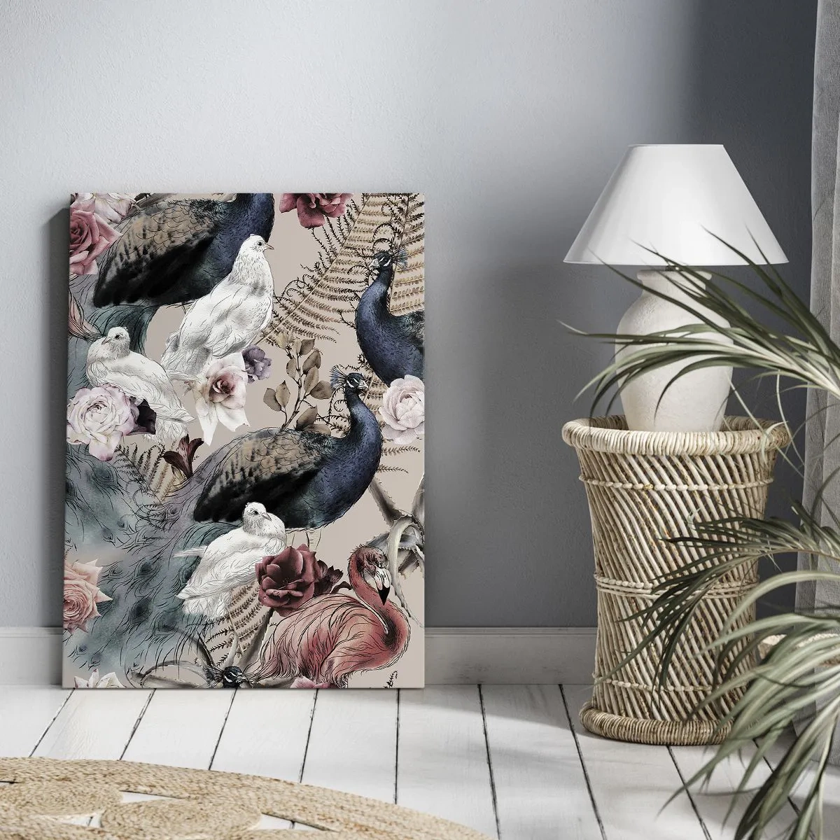 Canvas picture - In Palace Garden - 55x100 cm