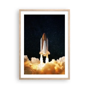 Poster in light oak frame - As Astra! - 50x70 cm