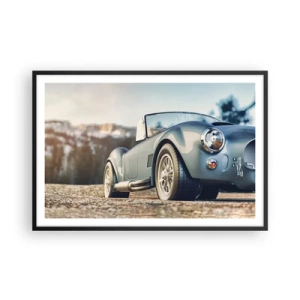 Poster in black frame - Styel Is What Counts - 91x61 cm