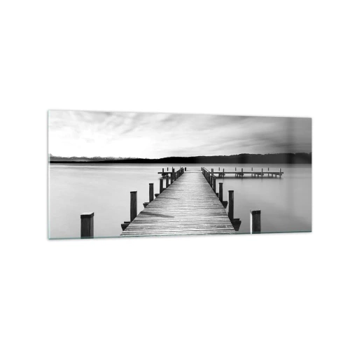 Glass picture - Lake of Peace - 120x50 cm