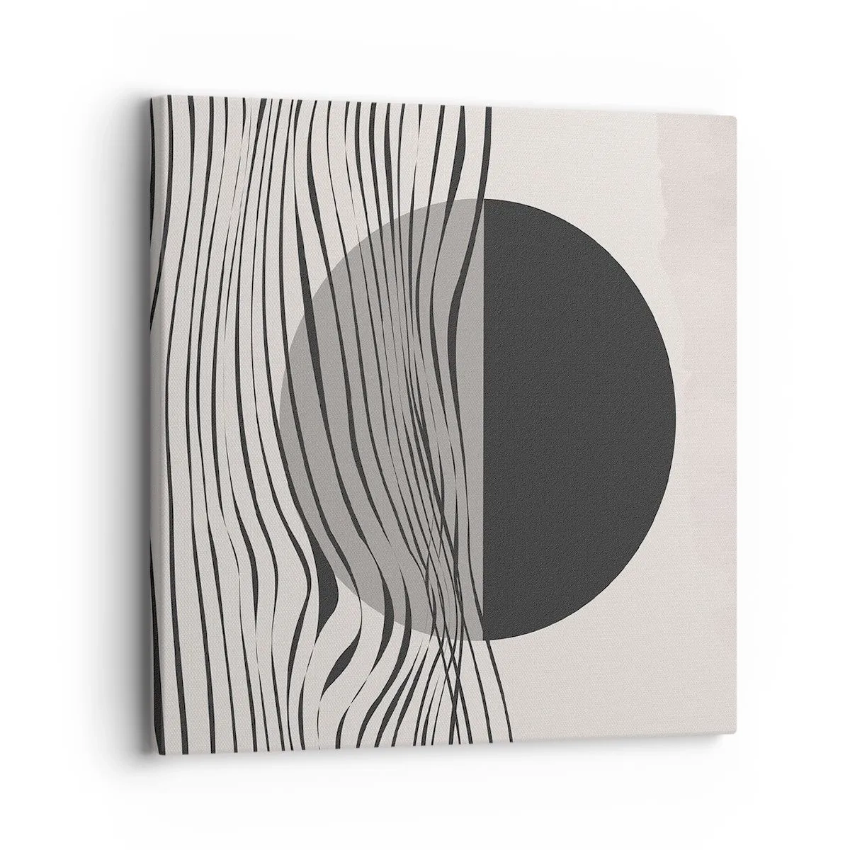 Canvas picture - Half Composition - 30x30 cm