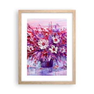 Poster in light oak frame - Innocence and Passion - 30x40 cm