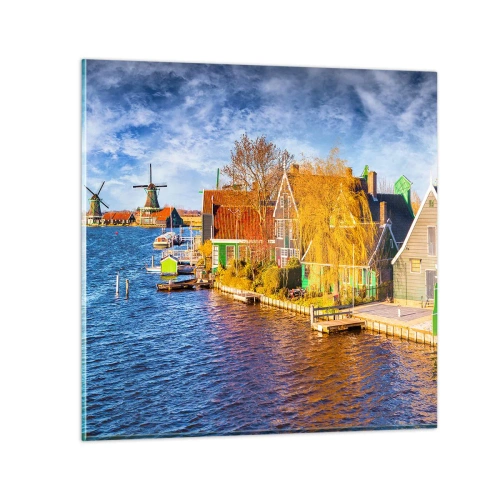 Glass picture - Unchanged for Ages - 70x70 cm