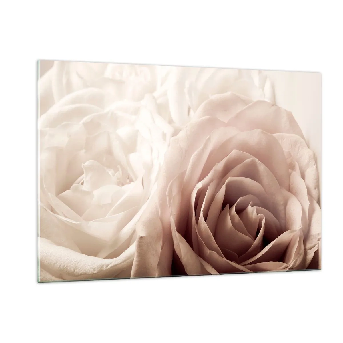 Glass picture - In the Heart of a Rose - 120x80 cm