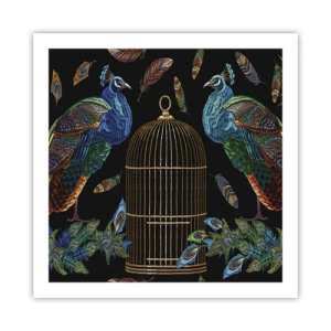 Poster - In Royal Robes - 60x60 cm