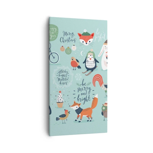 Canvas picture - Let Christmas Last Forever! - 55x100 cm