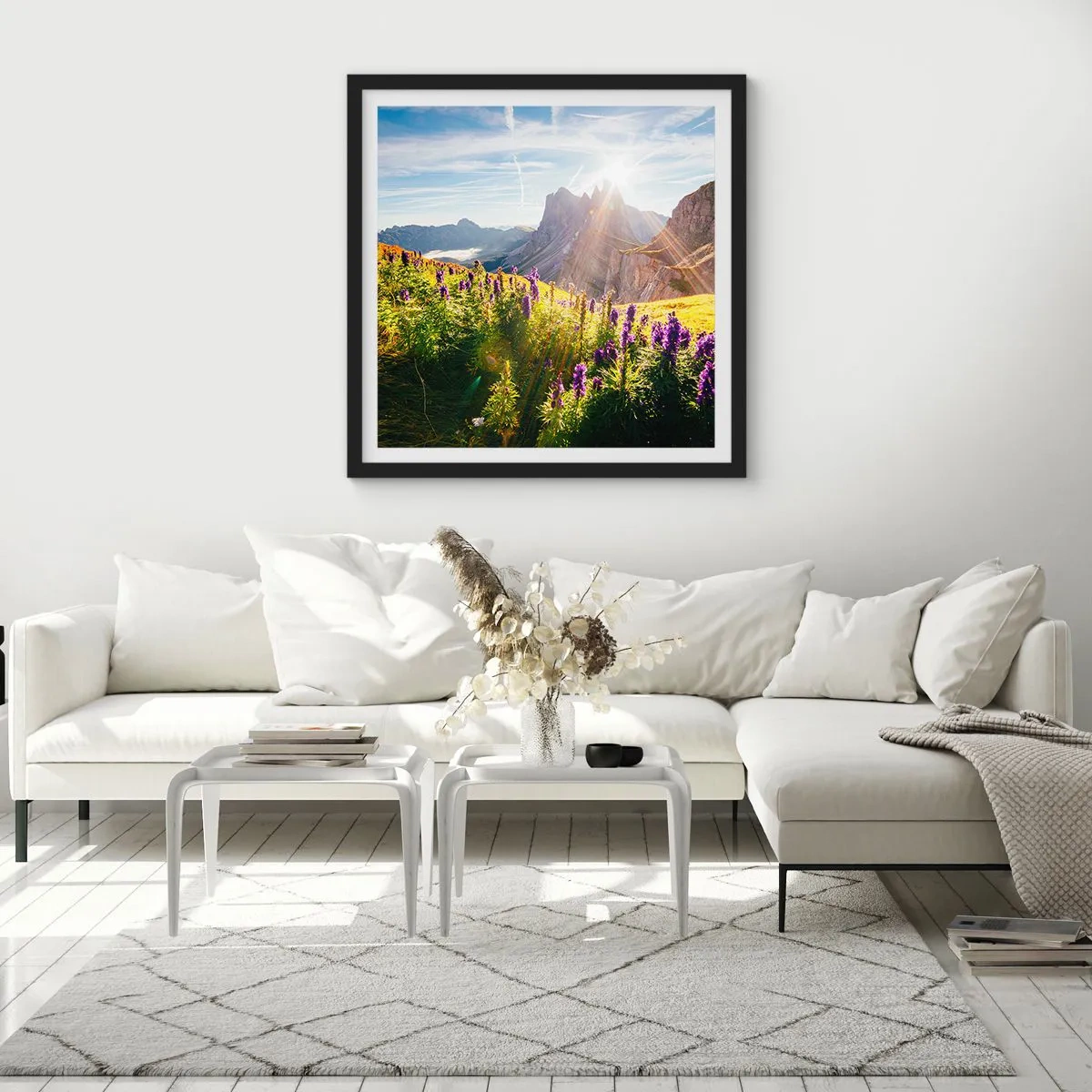 Poster in black frame - Secret Life of Herbs - 60x60 cm