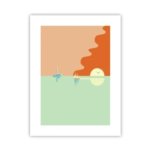 Poster - Ideal Sea Landscape - 30x40 cm