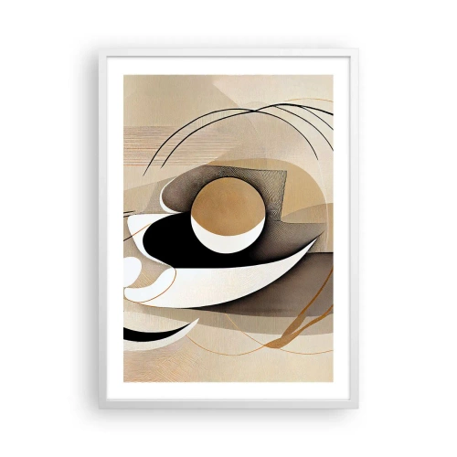 Poster in white frmae - Composition -the Heart of Things - 50x70 cm