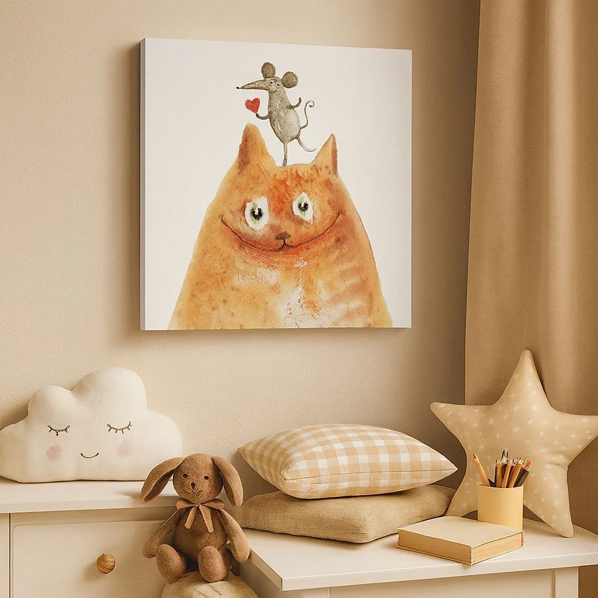 Canvas picture - Love Paradoxes - 30x30 cm