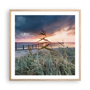 Poster in light oak frame - Not Gone with the Wind - 60x60 cm