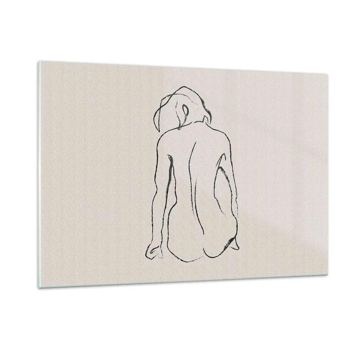 Glass picture - Woman Nude - 120x80 cm