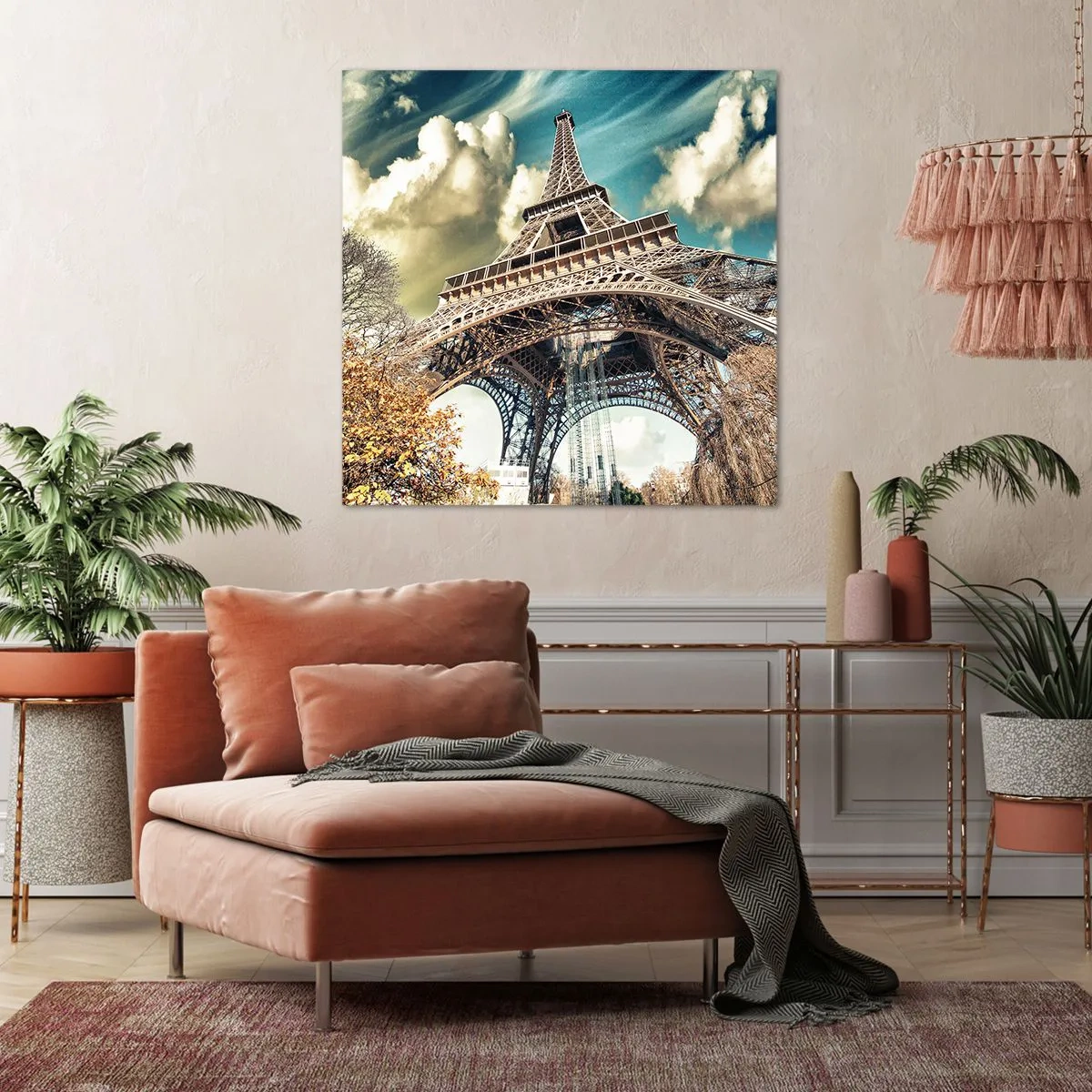 Canvas picture - And in Autumn in Paris… - 30x30 cm