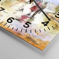 Clock face with numbers