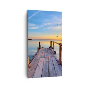 Canvas picture - Walk towards the Sun - 45x80 cm