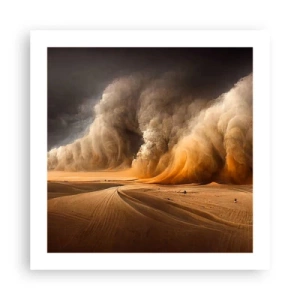Poster - Rage of the Desert - 50x50 cm