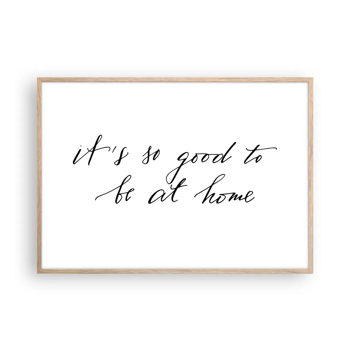 Poster in light oak frame - Whole Truth - 100x70 cm