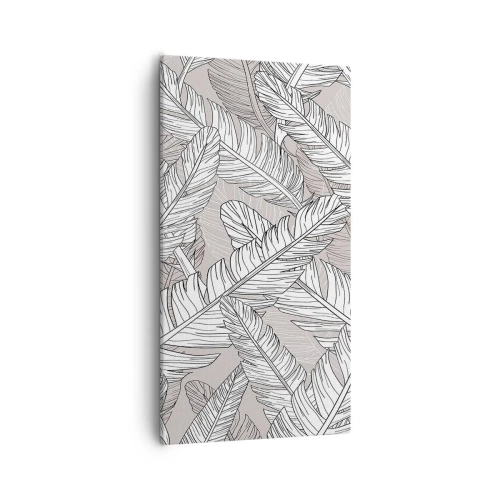 Canvas picture - Storm of Feathers - 55x100 cm