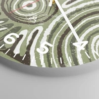 Clock face with numbers