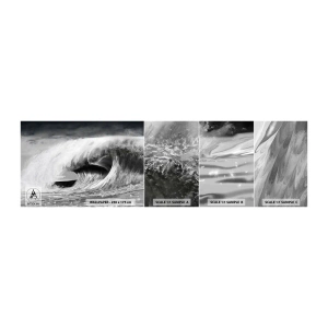 Photo Wallpaper Sample Standard Eco - Wrath of the Ocean - Sea, Ocean, High Wave - 100x30 cm
