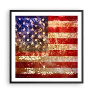 Poster in black frame - Glory Does Not Pass - 60x60 cm