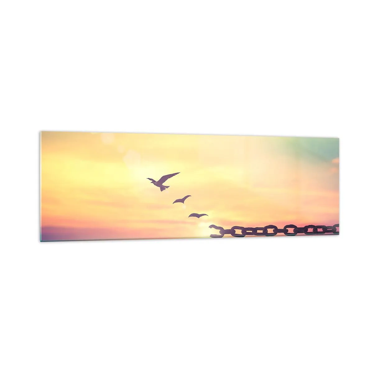 Glass picture - Victory of Freedom - 160x50 cm