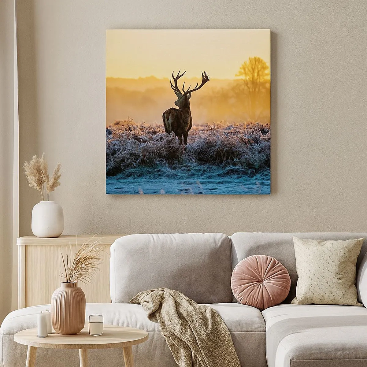 Canvas picture - Crowned in Its Kingdom - 30x30 cm