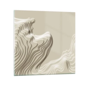 Glass picture - Topography of Art. - 40x40 cm