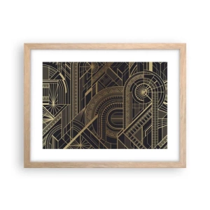 Poster in light oak frame - Concepts, Ideas, Plans - 40x30 cm