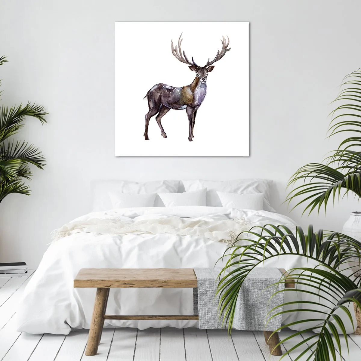 Canvas picture - King of Northern Forest - 50x50 cm