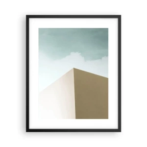 Poster in black frame - Geometry of a Sunny summer - 40x50 cm