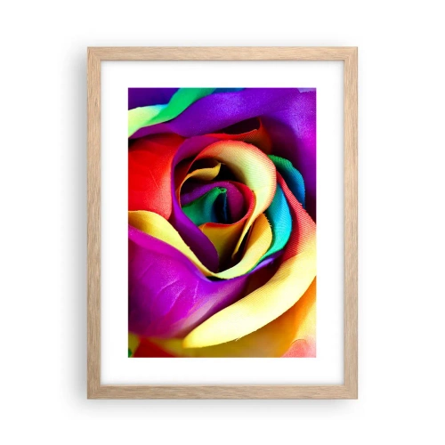 Poster in light oak frame - It's Impossible - 30x40 cm
