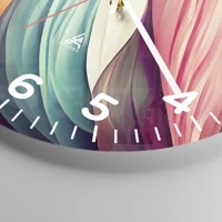 Clock face with numbers