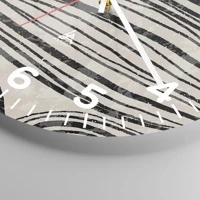 Clock face with numbers