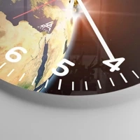 Clock face with numbers